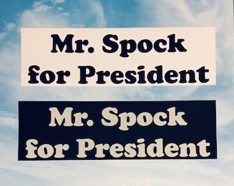 Mr. Spock for President