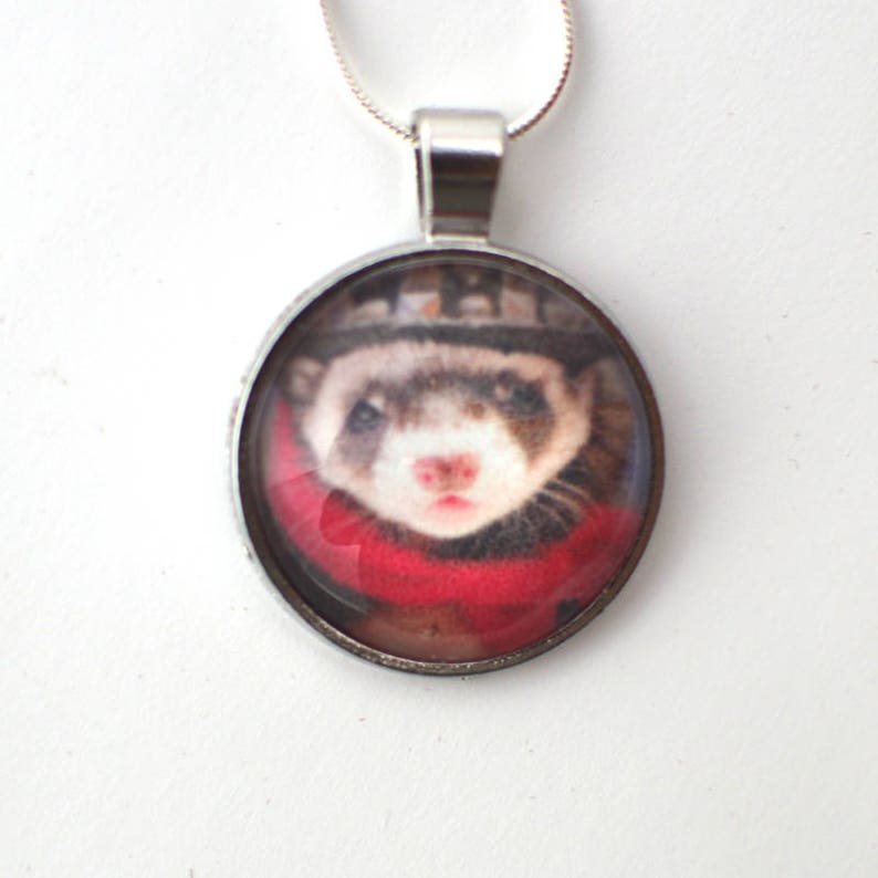 Round Pet Photo Pendant
