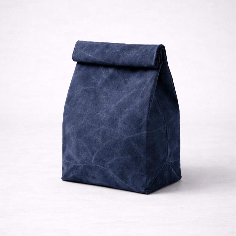 Bolsa de almuerzo de lona encerada, bolsa de almuerzo para el trabajo, bolsa de almuerzo reutilizable, bolsa de almuerzo ecológica, regalo hecho en Canadá imagen 17