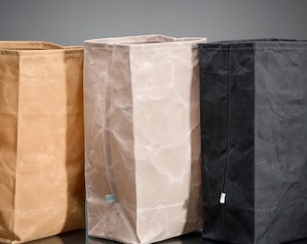 Reusable Lunch Bag, Waxed Canvas Lunch Tote, Evo Friendly Lunch Sack, Minimalist Lunch Bag, Canadian Made Gift