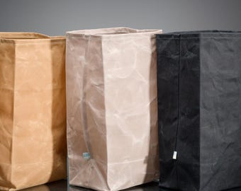 Men’s Lunch Bag, Waxed Canvas lunch Sack, Reusable Lunch Bag