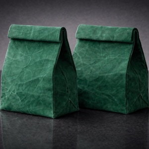 Bolsa de almuerzo de lona encerada, bolsa de almuerzo para el trabajo, bolsa de almuerzo reutilizable, bolsa de almuerzo ecológica, regalo hecho en Canadá imagen 14