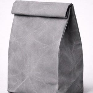 Bolsa de almuerzo de lona encerada, bolsa de almuerzo para el trabajo, bolsa de almuerzo reutilizable, bolsa de almuerzo ecológica, regalo hecho en Canadá imagen 18