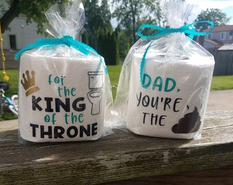 Funny Dad Gift, Gag Gift For Dad, funny toilet paper, Dad's Birthday, White Elephant Gift, Stocking Stuffer For Dad