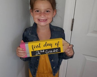 First Day Of School Chalkboard Sign, Last Day Of School, Back To School Sign, First Day Of School Photo Prop, 1st Day Of School