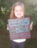 First Day Of School Chalkboard, 1st Day of School Sign, Back to School Chalkboard, Reusable 
