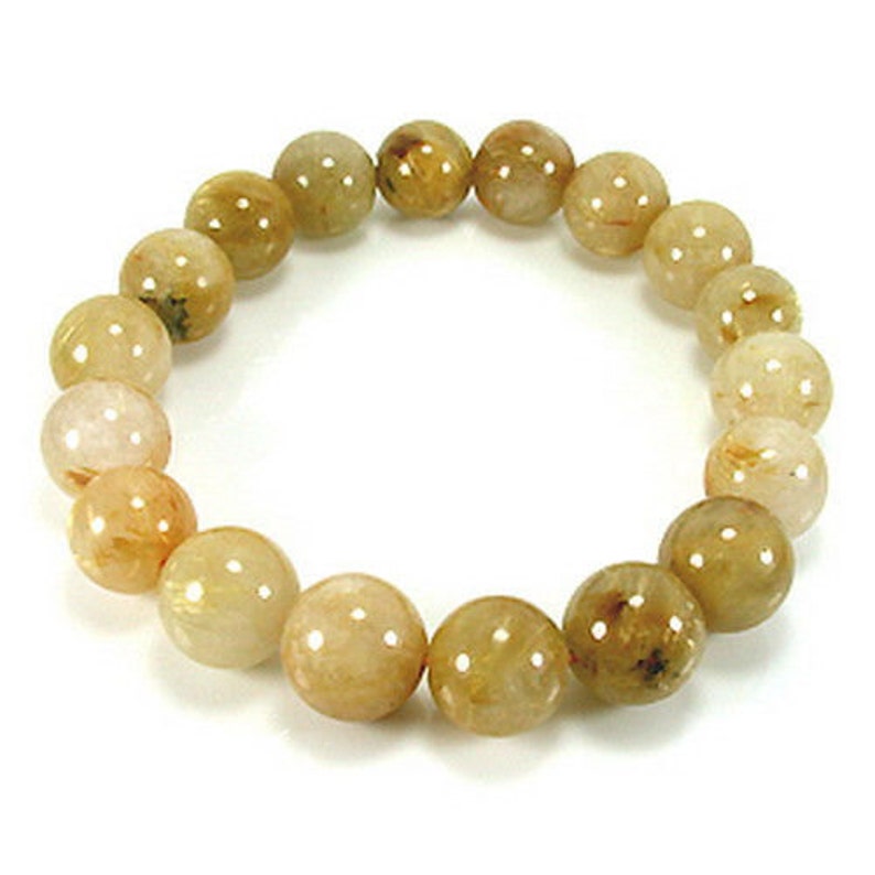 198.60 Cts Incredible Round Shape Natural Rutilated Quartz Beads Easter Gift Birthday Gift Wedding Anniversary