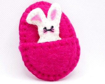 Easter bowl fillers, Primitive Easter Ornament, Easter basket stuffer, Easter bunny ornament