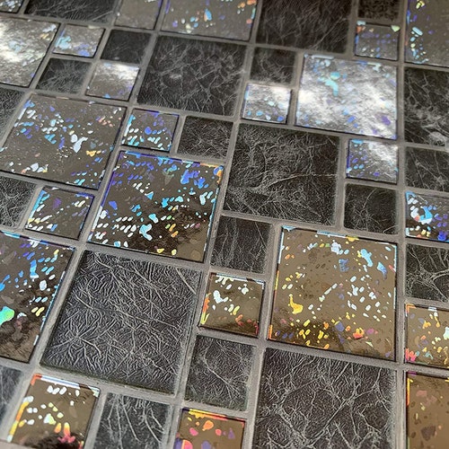 24x Silver Chrome 6x6 Inches Tile Stickers Kitchen Bathroom Etsy UK