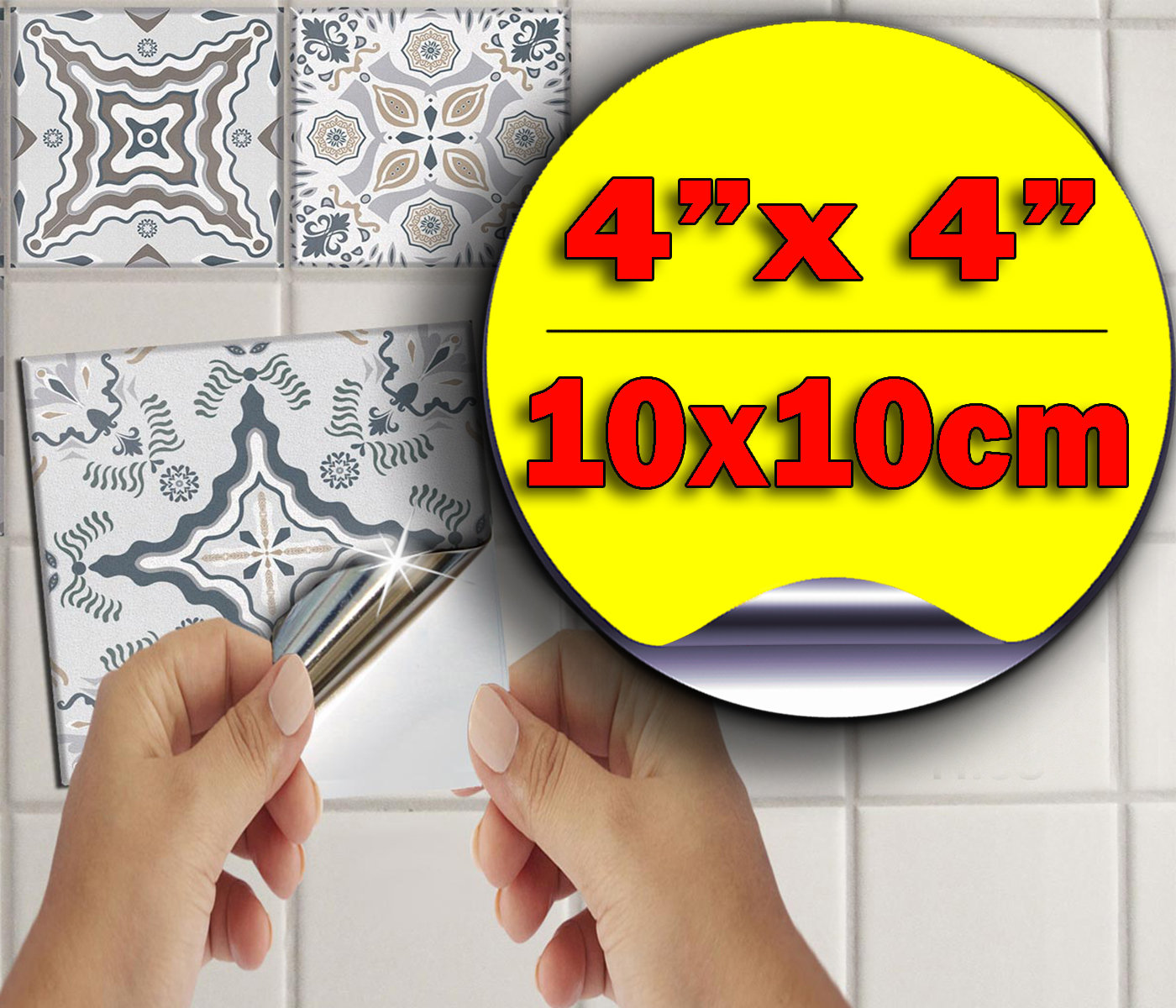 Floor Tile Stickers Wall Tiles Transfers Kitchen Sticks on Etsy UK