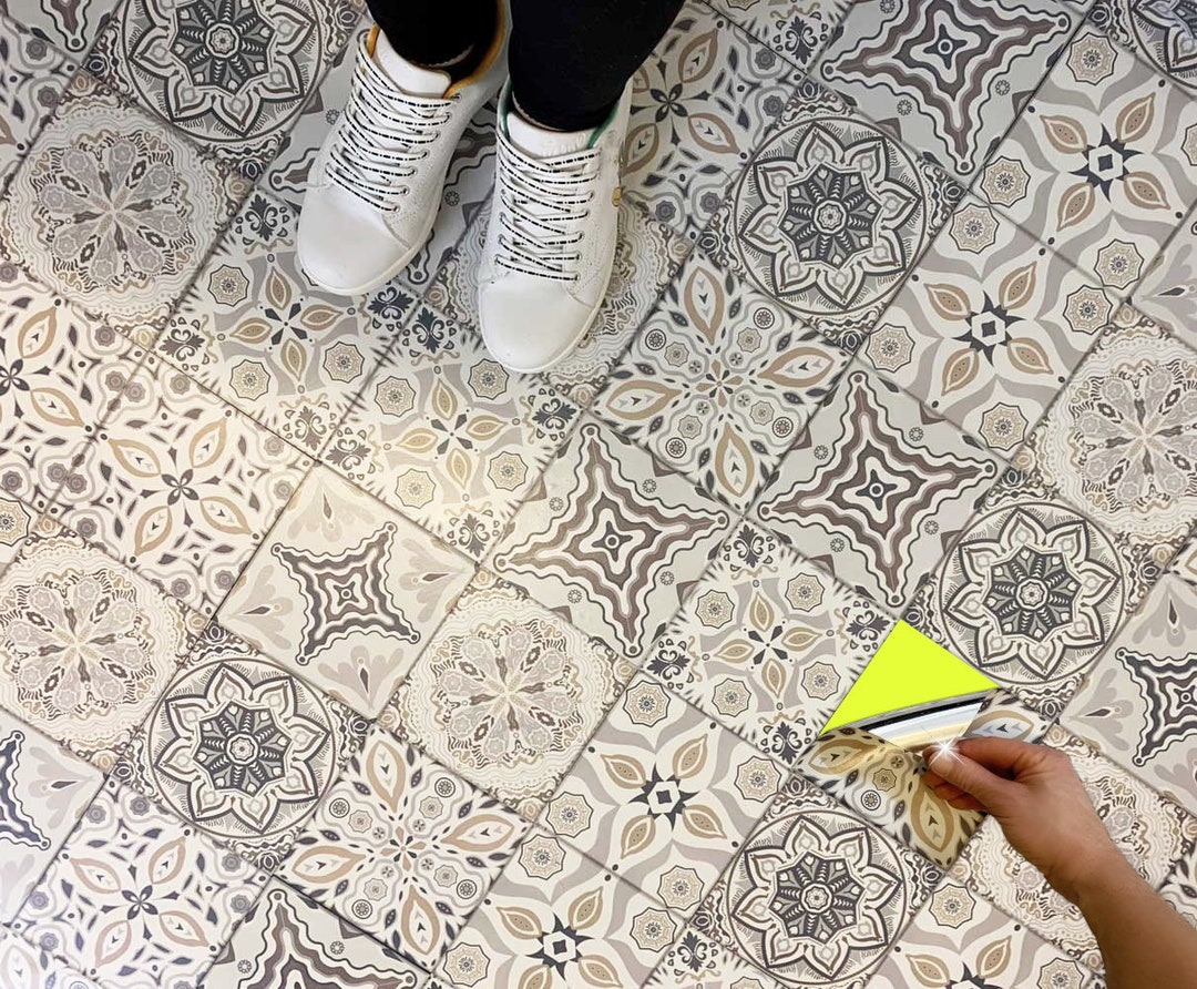 Floor Tile Stickers Wall Tiles Transfers Kitchen Sticks on Etsy UK