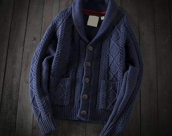 100 wool cardigan mens