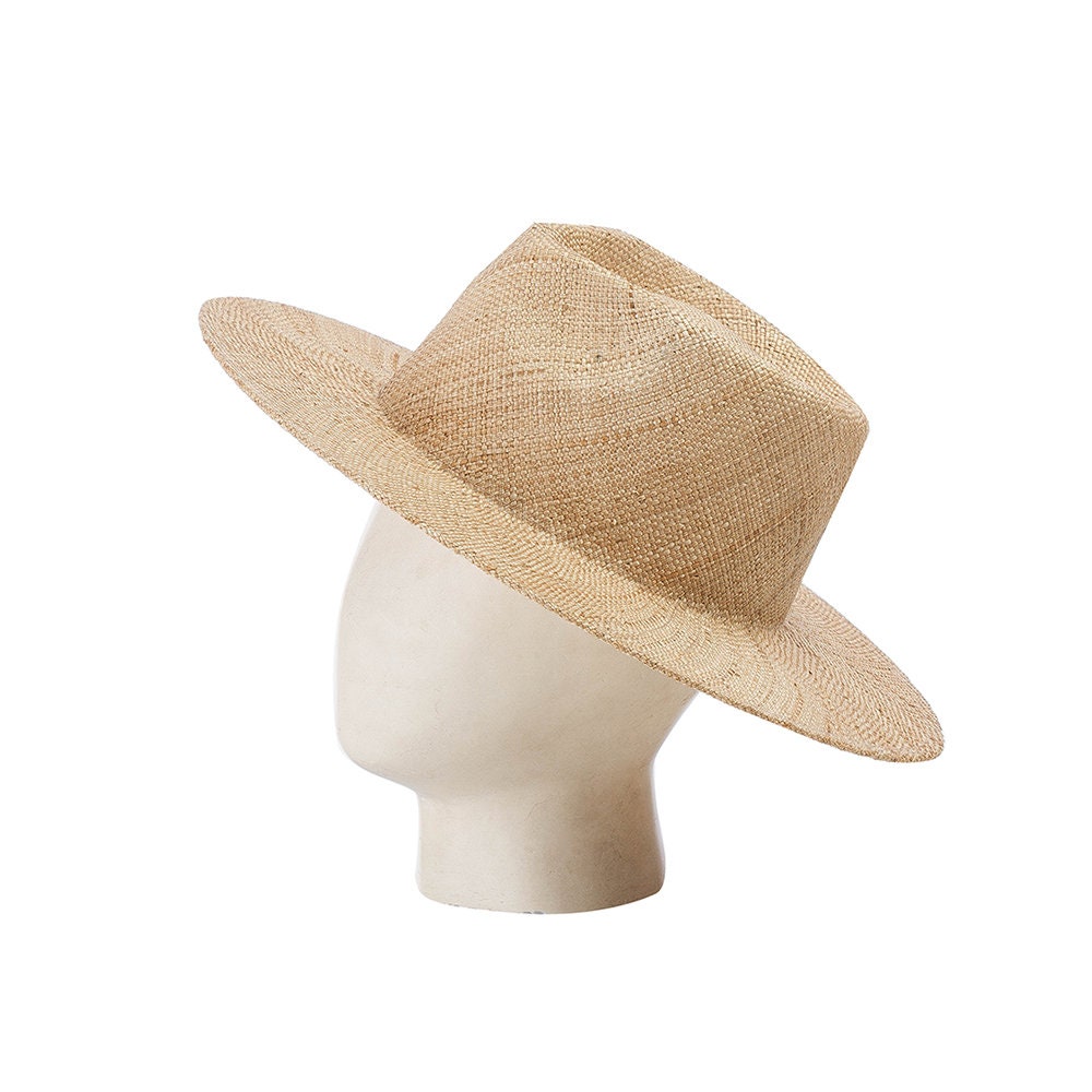 Women's Navy Blue Cotton Sun Protection Hat, Women Style Hat With Wide  Brim, Large Brim Summer Hat 