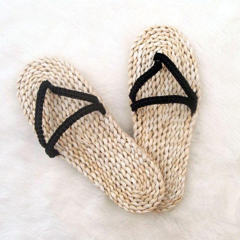straw slippers amazon