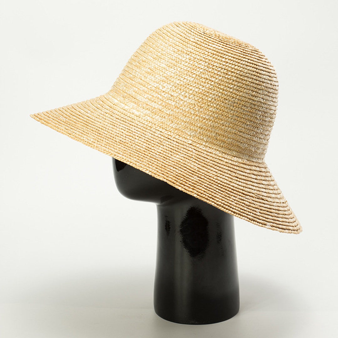 Smooth Plate Meticulous Straw Straw Hat Big Eave Ladies Travel - Etsy