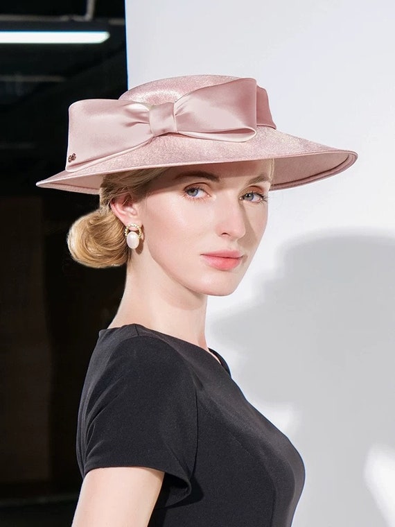 Sweet Hat, Lovely and Elegant Top Hat Sun Block Hat Sun Hat Formal Hats  Wedding Hat Pink Hat -  Sweden