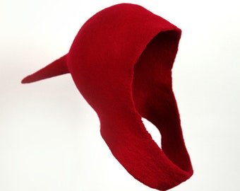 Hand-made warm ear cap fashionable wool felt autumn winter ice cap handmade felt hat