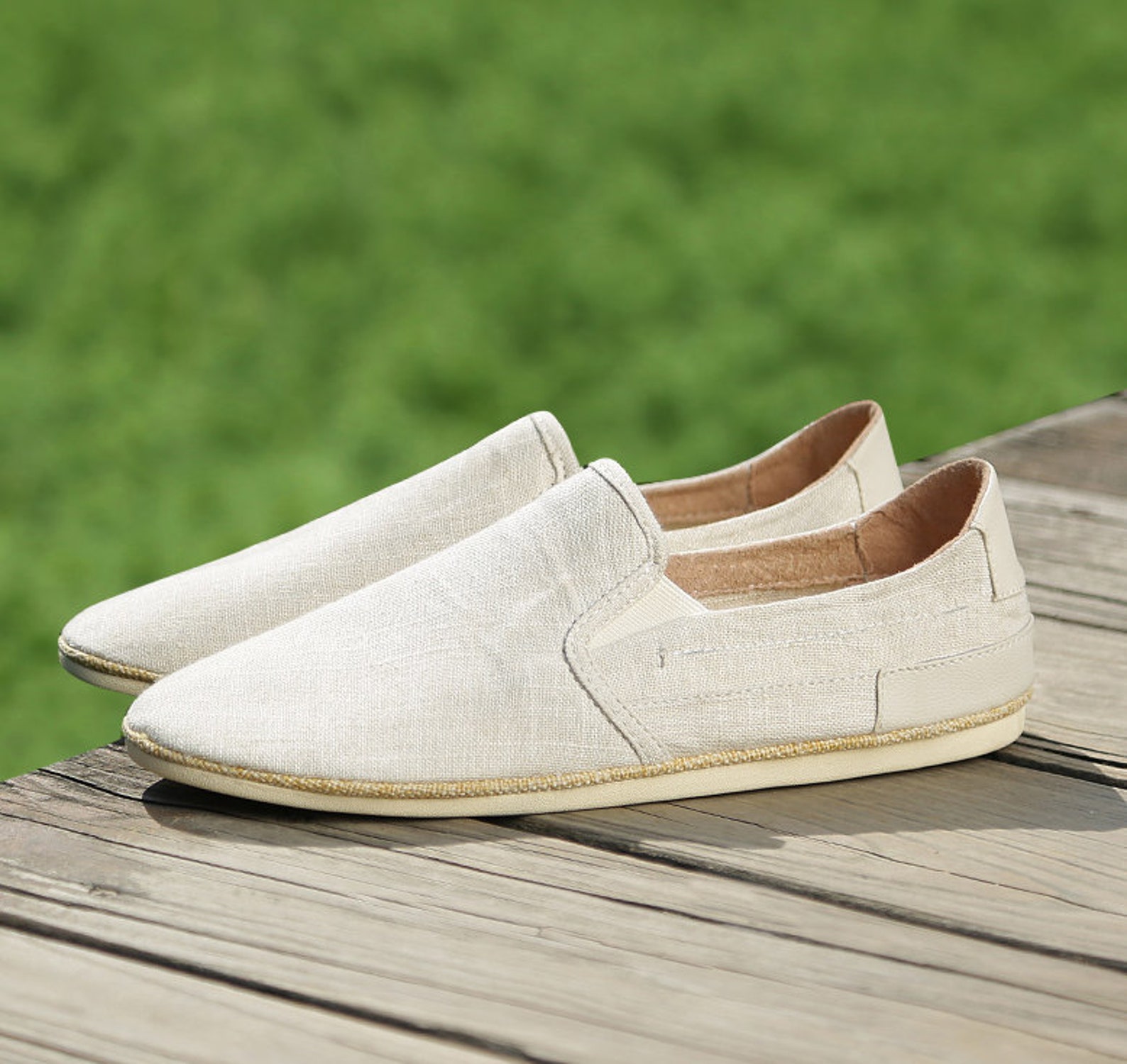 linen shoes men's