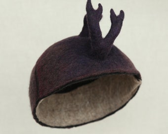 Handmade felt hats, beetle hats, woolen hats,woo hat