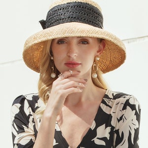 British wind sunshade, sun protection and uv protection casual straw hat hat