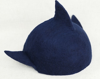 Handmade felt hats, venomous horns, woolen hats,woo hat