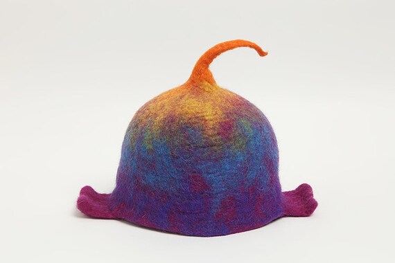 Handmade Woollen Felt Wet Felt Rainbow Children