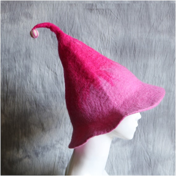 Hand felted Gradient Wool Hats Hand felted Gradient Wool Hats
