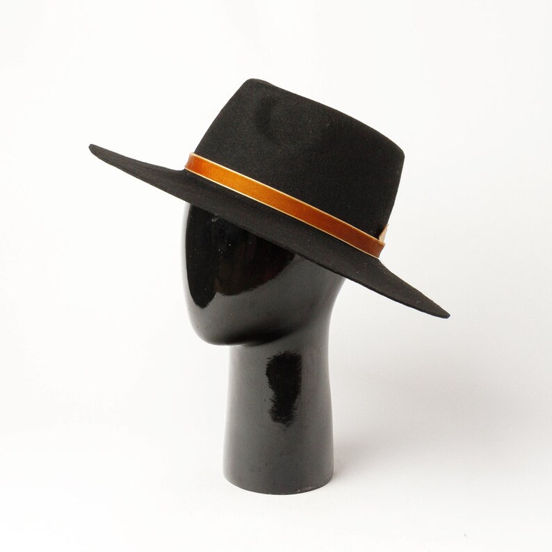 Velvet Trim With Fine Wool Jazz Hat Casual Fashion Felt Jazz Etsy