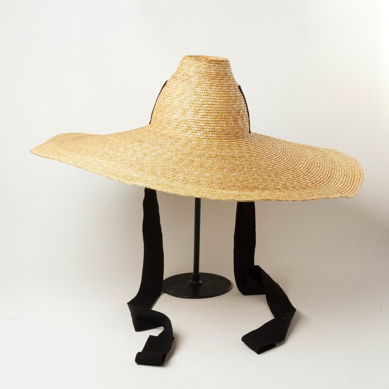 Beach Hat Cone Shaped High Top With 