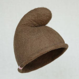 Handmade felt hats, little Monster felt hats, woolen hats, Smurf hats