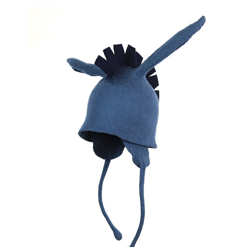 Original hand-made wool felt ear protection for women autumn winter hat donkey hat handmade felt hat