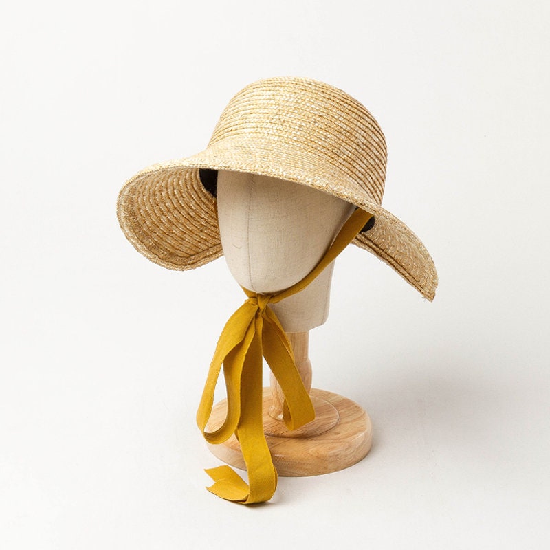 Buy Children Hand Woven Wide Brim Band With Straw Straw Girls Hat Outdoor  Tourism Sunshade Sunscreen Straw Hat Online in India 