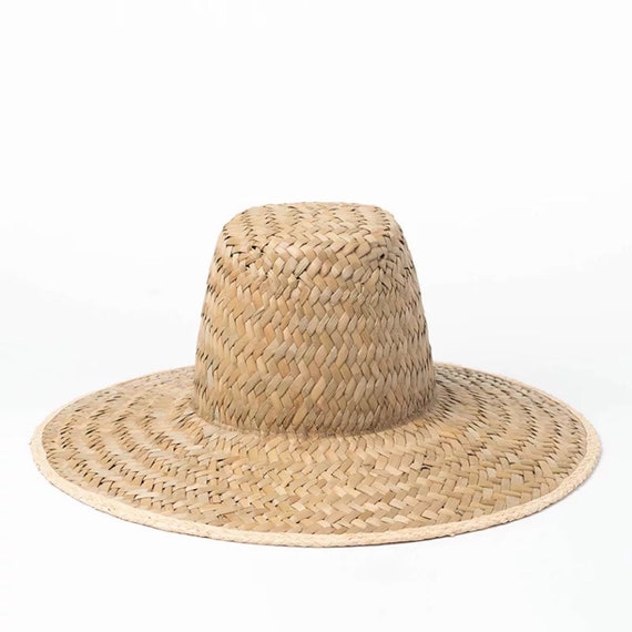 Guardia Simetría pañuelo de papel Grandes aleros sombrero de papiro sombra del sol beach paja - Etsy España