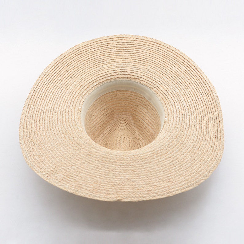 New hollowed-out woven drooping large-brim sisal straw hat outdoor sunshade sun protection beach along the big pot straw hat