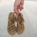 New style woven straw rope I sandals summer flat Roman student toe clippers straw sandals 