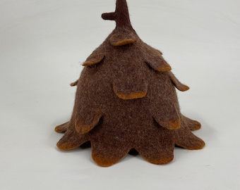 Hand Made Felt Witch Hat Children, adults, Santa hats Handmade felt hat Handmade felt hats vintage pinecone hats elf hats