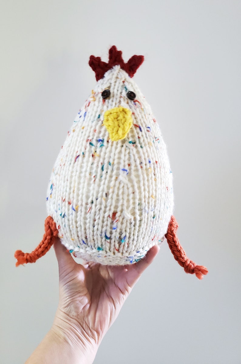 PDF Knitting Pattern of Cheeky Chicken | Etsy