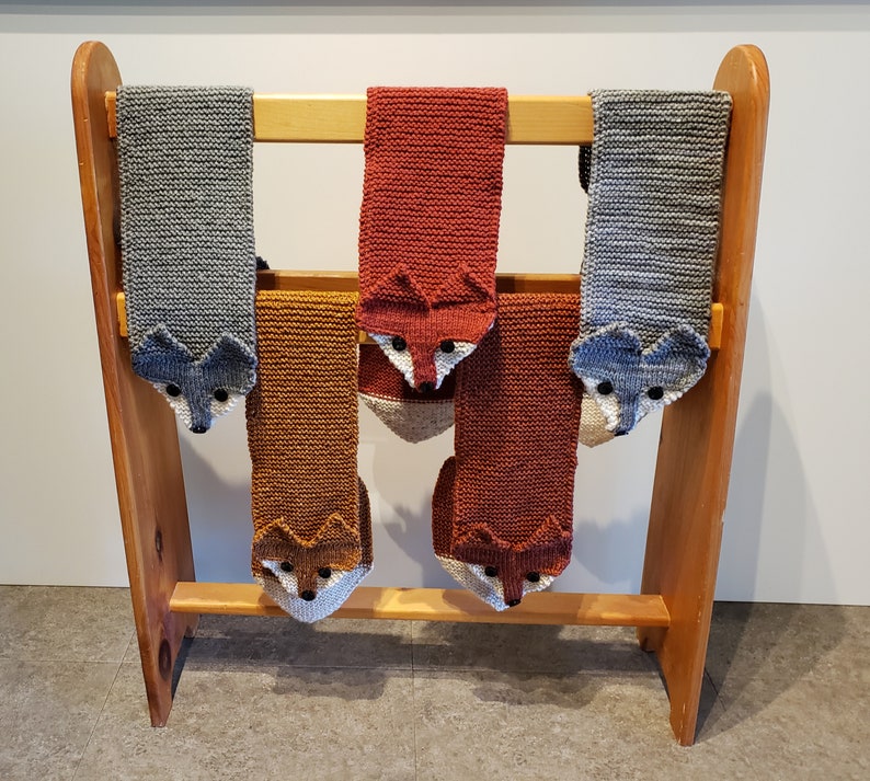 PDF Knitting Pattern of Fox Stole