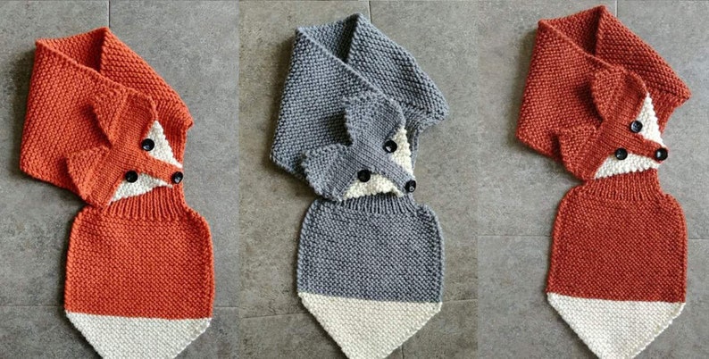 PDF Knitting Pattern of Fox Stole