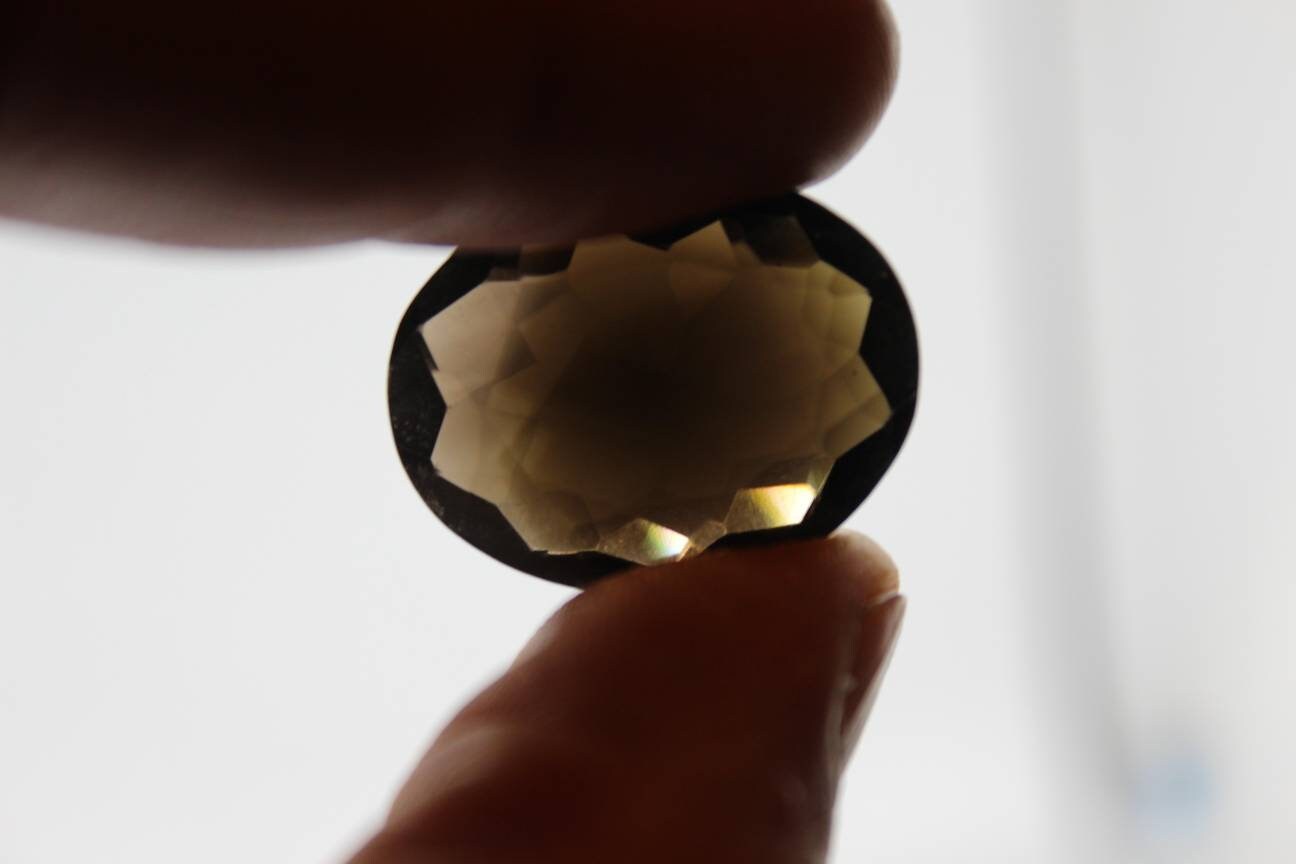 Quartz Morion Facete - Quartz Fume #473