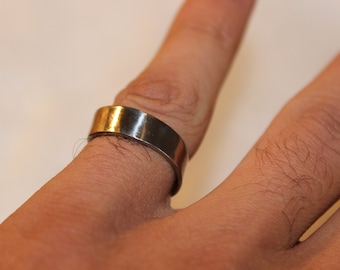 unique and rare titanium ring - handmade