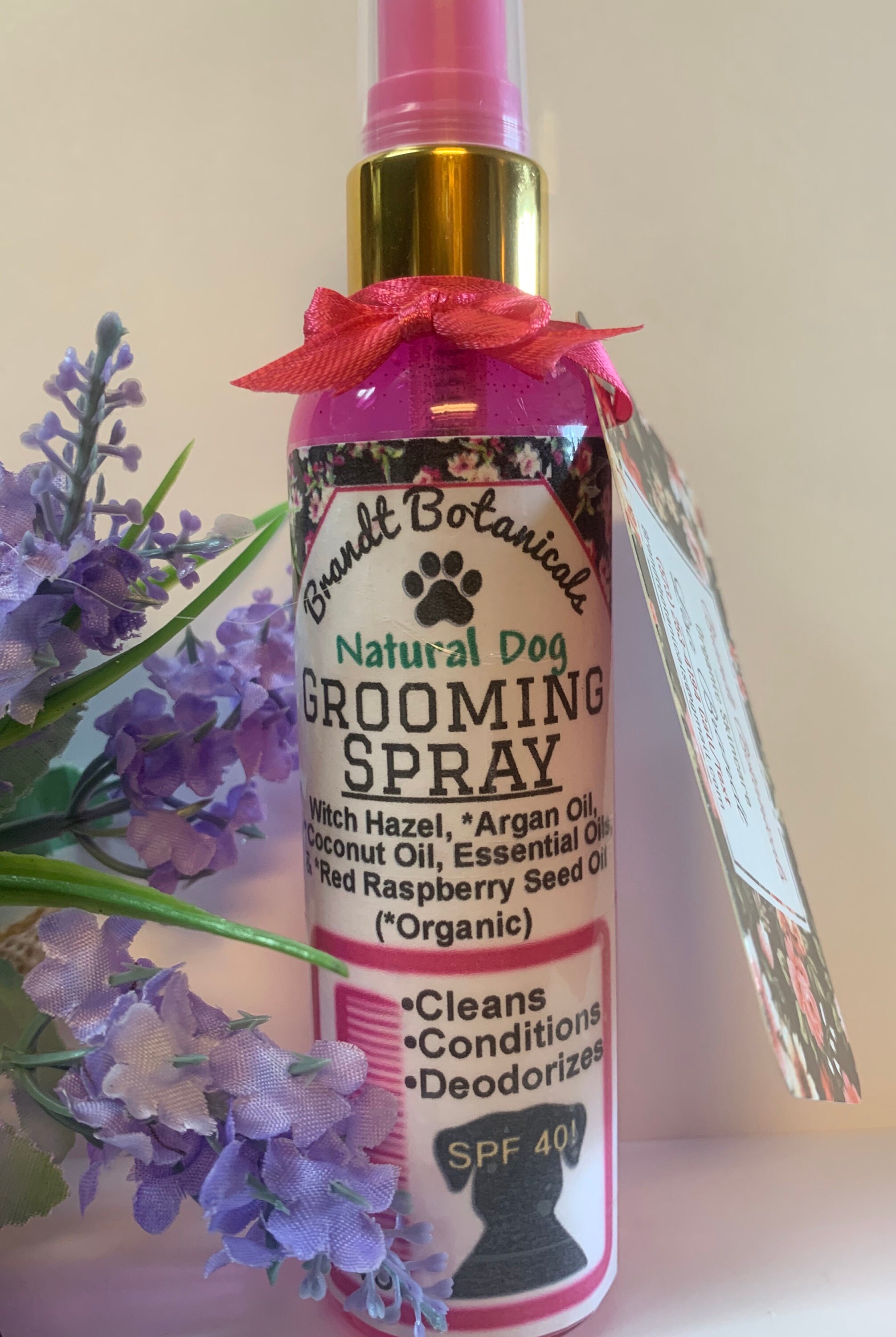 Natural Dog Grooming Spray & Sunscreen Etsy