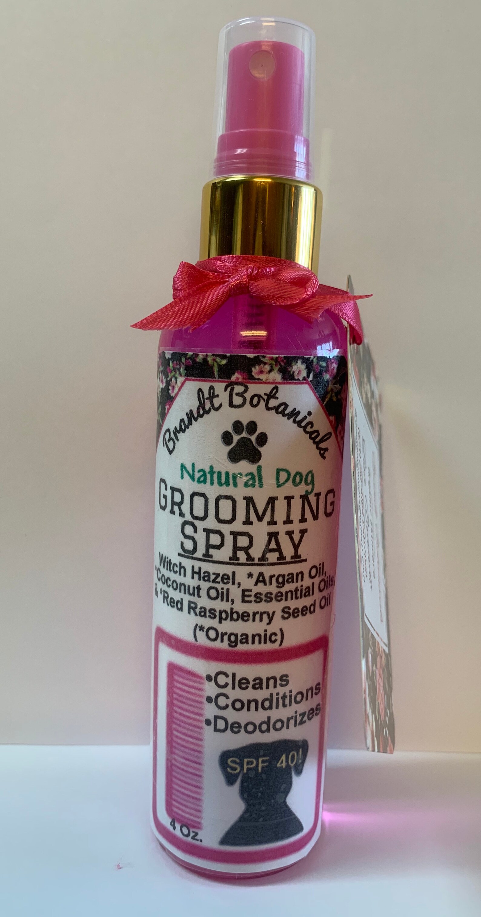 Natural Dog Grooming Spray & Sunscreen Etsy