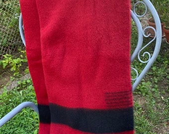 Wool blanket, stylish throw, bedspread, thick and warm striped blanket, 100% organic merino wool, XXL, handwoven