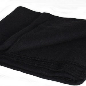 Wool blanket black sale