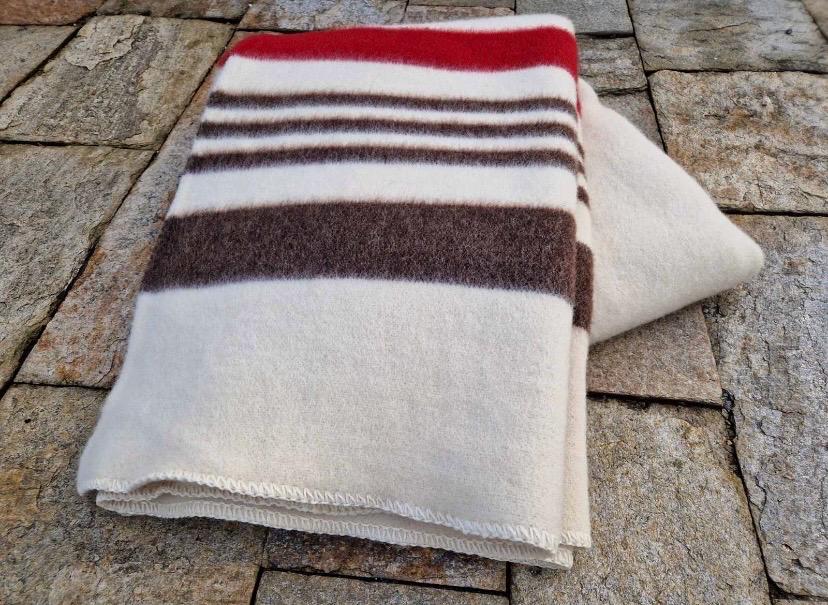 IMPORT RUG リトアニア製ブランケット ラムウール100% IMPORT RUG