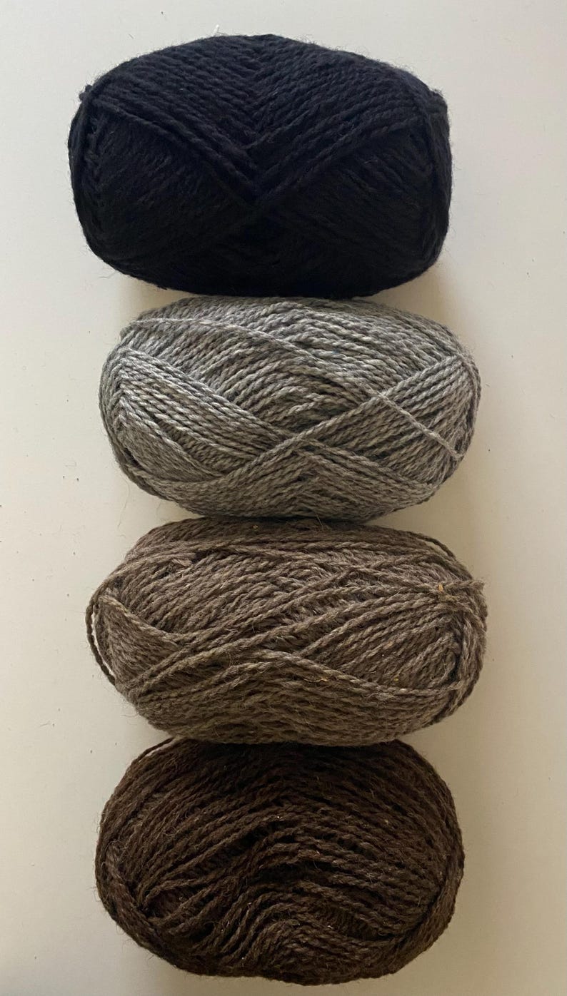 100% Organic Virgin Wool Natural Yarn Lana Knitting Wool, Knitting ...