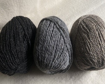 100% organic new wool, natural yarn Lana knitting wool, knitting, weaving, colors to choose from, 100g