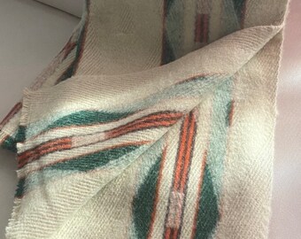 Manta gruesa y cálida de lana virgen 100 % orgánica, colcha, hilada a mano, tejida a mano, lana orgánica NUEVA natural