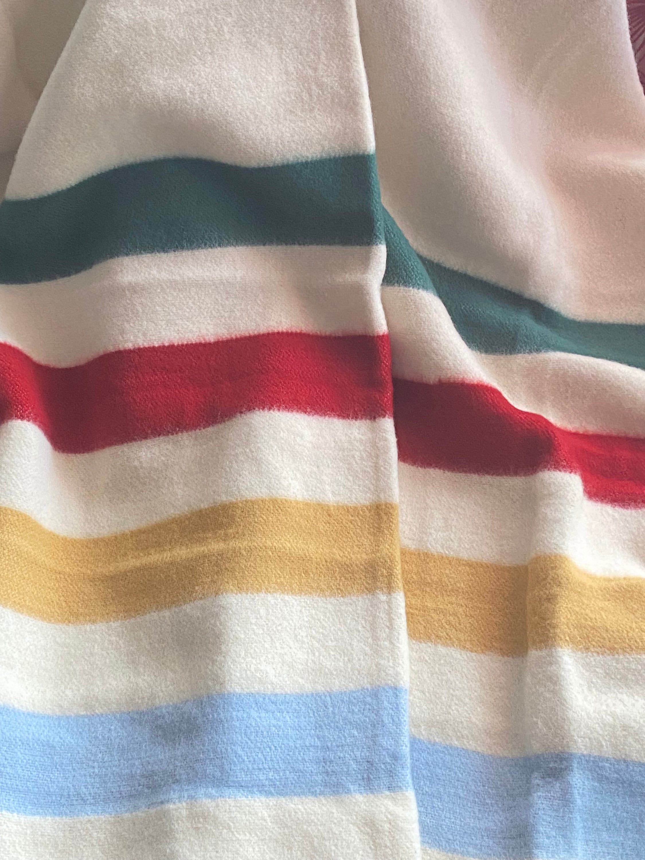 Wool Blanket Hudson's Bay Style Bedspread Bedspread Thick Etsy